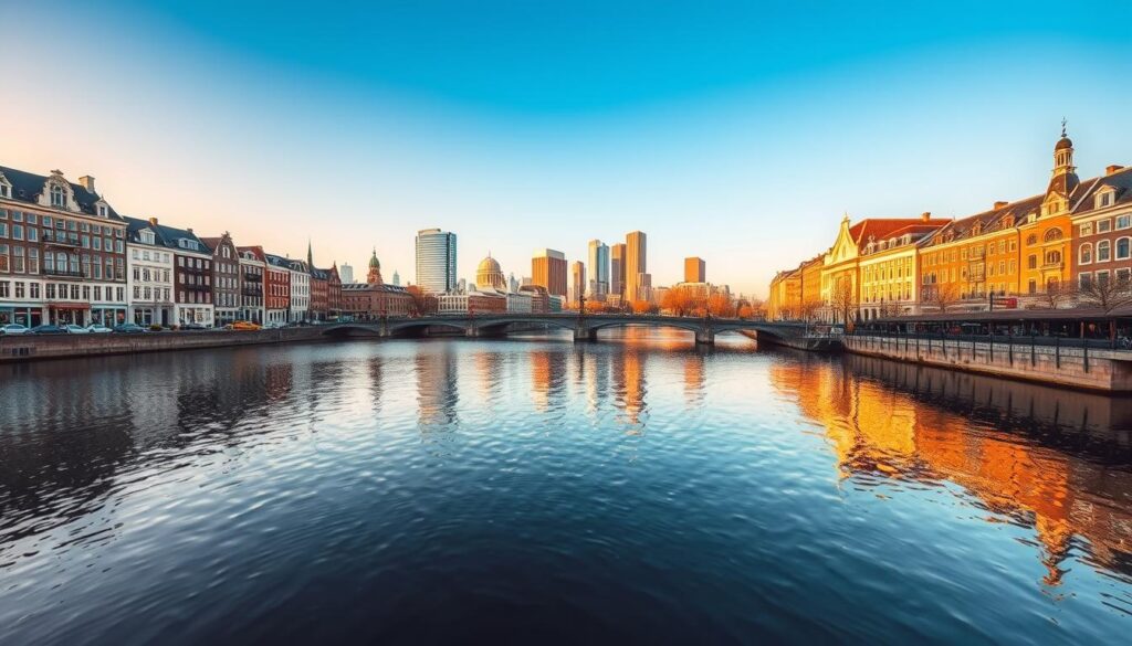 Panoramic Amstel River Views