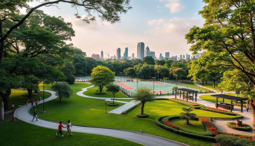 line phahonyothin park amenities
